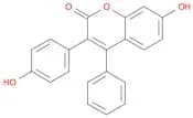 2H-1-Benzopyran-2-one, 7-hydroxy-3-(4-hydroxyphenyl)-4-phenyl-