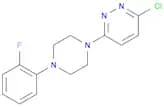 Pyridazine, 3-chloro-6-[4-(2-fluorophenyl)-1-piperazinyl]-
