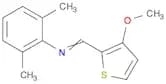 Benzenamine, N-[(3-methoxy-2-thienyl)methylene]-2,6-dimethyl-