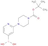 1-Piperazinecarboxylic acid, 4-(4-borono-2-pyridinyl)-, 1-(1,1-dimethylethyl) ester