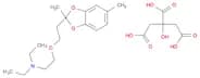 Ethanamine, 2-[2-(2,5-dimethyl-1,3-benzodioxol-2-yl)ethoxy]-N,N-diethyl-, 2-hydroxy-1,2,3-propanet…
