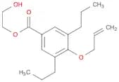 Benzoic acid, 4-(2-propen-1-yloxy)-3,5-dipropyl-, 2-hydroxyethyl ester