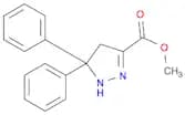 1H-Pyrazole-3-carboxylic acid, 4,5-dihydro-5,5-diphenyl-, methyl ester