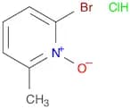 Pyridine, 2-bromo-6-methyl-, 1-oxide, hydrochloride (1:1)