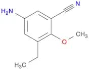 Benzonitrile, 5-amino-3-ethyl-2-methoxy-