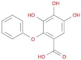 Benzoic acid, 3,4,5-trihydroxy-2-phenoxy-