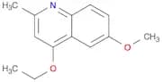 Quinoline, 4-ethoxy-6-methoxy-2-methyl-