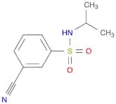 Benzenesulfonamide, 3-cyano-N-(1-methylethyl)-