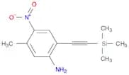 Benzenamine, 5-methyl-4-nitro-2-[2-(trimethylsilyl)ethynyl]-