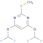 Pyrimidine, 4,6-bis(difluoromethoxy)-2-(methylthio)-