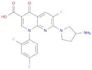 1,8-Naphthyridine-3-carboxylic acid, 7-(3-amino-1-pyrrolidinyl)-1-(2,4-difluorophenyl)-6-fluoro-1,…