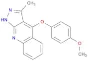 1H-Pyrazolo[3,4-b]quinoline, 4-(4-methoxyphenoxy)-3-methyl-