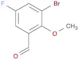 Benzaldehyde, 3-bromo-5-fluoro-2-methoxy-