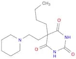 2,4,6(1H,3H,5H)-Pyrimidinetrione, 5-butyl-5-[2-(1-piperidinyl)ethyl]-