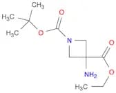1,3-Azetidinedicarboxylic acid, 3-amino-, 1-(1,1-dimethylethyl) 3-ethyl ester