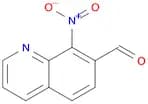 7-Quinolinecarboxaldehyde, 8-nitro-