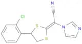 1H-Imidazole-1-acetonitrile, α-[4-(2-chlorophenyl)-1,3-dithiolan-2-ylidene]-, (αE)-