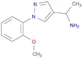 1H-Pyrazole-4-methanamine, 1-(2-methoxyphenyl)-α-methyl-