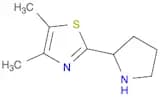 Thiazole, 4,5-dimethyl-2-(2-pyrrolidinyl)-