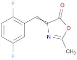 5(4H)-Oxazolone, 4-[(2,5-difluorophenyl)methylene]-2-methyl-