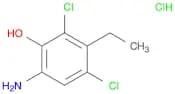 Phenol, 6-amino-2,4-dichloro-3-ethyl-, hydrochloride (1:1)