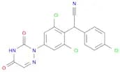 Benzeneacetonitrile, 2,6-dichloro-α-(4-chlorophenyl)-4-(4,5-dihydro-3,5-dioxo-1,2,4-triazin-2(3H)-…