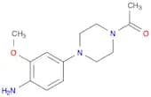 Ethanone, 1-[4-(4-amino-3-methoxyphenyl)-1-piperazinyl]-