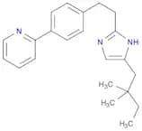 Pyridine, 2-[4-[2-[5-(2,2-dimethylbutyl)-1H-imidazol-2-yl]ethyl]phenyl]-