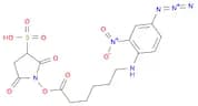 Hexanoic acid, 6-[(4-azido-2-nitrophenyl)amino]-, 2,5-dioxo-3-sulfo-1-pyrrolidinyl ester