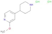 Pyridine, 2-methoxy-4-(4-piperidinyl)-, hydrochloride (1:2)