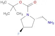 1-Pyrrolidinecarboxylic acid, 2-(aminomethyl)-4-fluoro-, 1,1-dimethylethyl ester, (2S,4R)-