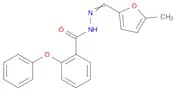 Benzoic acid, 2-phenoxy-, 2-[(5-methyl-2-furanyl)methylene]hydrazide