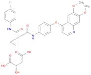 Butanedioic acid, 2-hydroxy-, (2S)-, compd. with N-[4-[(6,7-dimethoxy-4-quinolinyl)oxy]phenyl]-N'-…