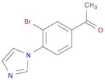 Ethanone, 1-[3-bromo-4-(1H-imidazol-1-yl)phenyl]-