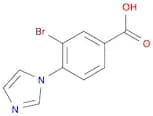 Benzoic acid, 3-bromo-4-(1H-imidazol-1-yl)-