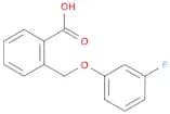 Benzoic acid, 2-[(3-fluorophenoxy)methyl]-