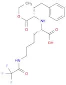 Benzenebutanoic acid, α-[[(1S)-1-carboxy-5-[(2,2,2-trifluoroacetyl)amino]pentyl]amino]-, 1-ethyl e…