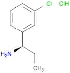 Benzenemethanamine, 3-chloro-α-ethyl-, hydrochloride (1:1), (αR)-