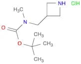 Carbamic acid, N-(3-azetidinylmethyl)-N-methyl-, 1,1-dimethylethyl ester, hydrochloride (1:1)