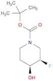 1-Piperidinecarboxylic acid, 3-fluoro-4-hydroxy-, 1,1-dimethylethyl ester, (3R,4S)-