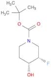 1-Piperidinecarboxylic acid, 3-fluoro-4-hydroxy-, 1,1-dimethylethyl ester, (3S,4R)-