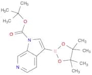 1H-Pyrrolo[2,3-c]pyridine-1-carboxylic acid, 3-(4,4,5,5-tetramethyl-1,3,2-dioxaborolan-2-yl)-, 1,1…