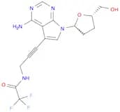 Acetamide, N-[3-[4-amino-7-[(2R,5S)-tetrahydro-5-(hydroxymethyl)-2-furanyl]-7H-pyrrolo[2,3-d]pyrim…