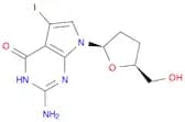 4H-Pyrrolo[2,3-d]pyrimidin-4-one, 2-amino-3,7-dihydro-5-iodo-7-[(2R,5S)-tetrahydro-5-(hydroxymethy…