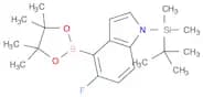 1H-Indole, 1-[(1,1-diMethylethyl)diMethylsilyl]-5-fluoro-4-(4,4,5,5-tetraMethyl-1,3,2-dioxaborolan…