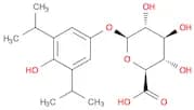 β-D-Glucopyranosiduronic acid, 4-hydroxy-3,5-bis(1-methylethyl)phenyl