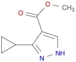 1H-Pyrazole-4-carboxylic acid, 3-cyclopropyl-, methyl ester