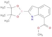 1H-Indole-7-carboxylic acid, 2-(4,4,5,5-tetramethyl-1,3,2-dioxaborolan-2-yl)-, methyl ester