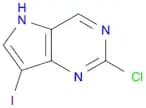 5H-Pyrrolo[3,2-d]pyrimidine, 2-chloro-7-iodo-