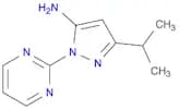 1H-Pyrazol-5-amine, 3-(1-methylethyl)-1-(2-pyrimidinyl)-